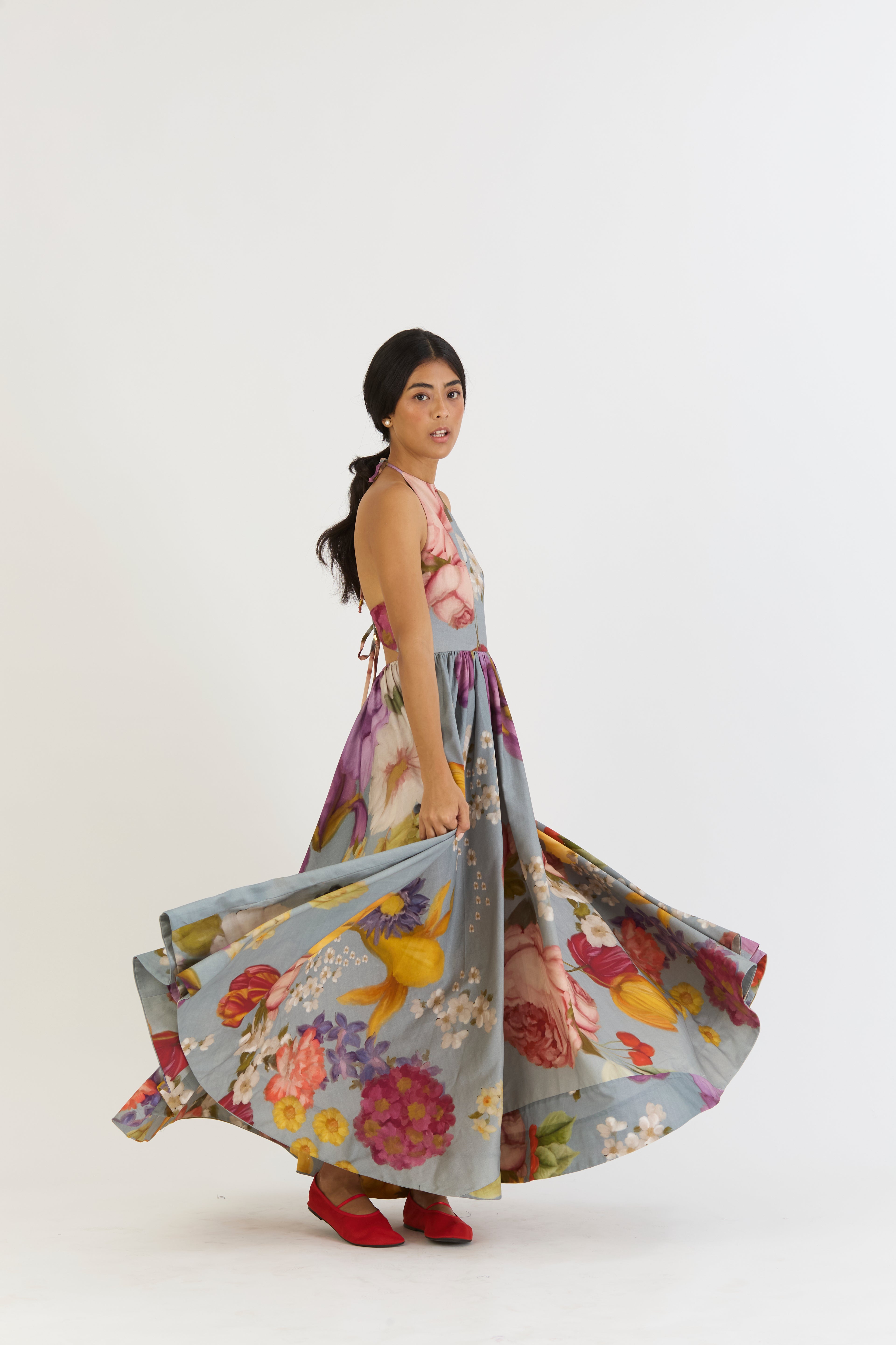 Indigo Rose Halter Neck Dress Indigo Rose Halter Neck Dress