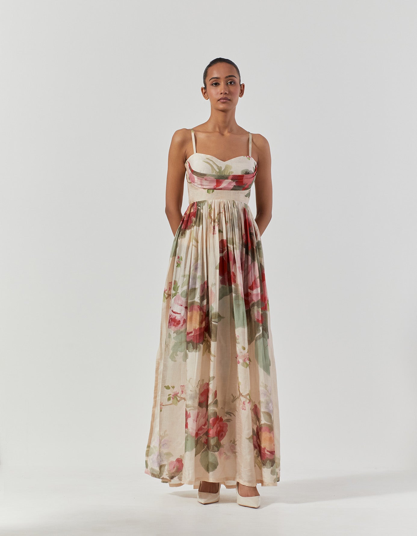 ROMA ASYM DRESS - INK