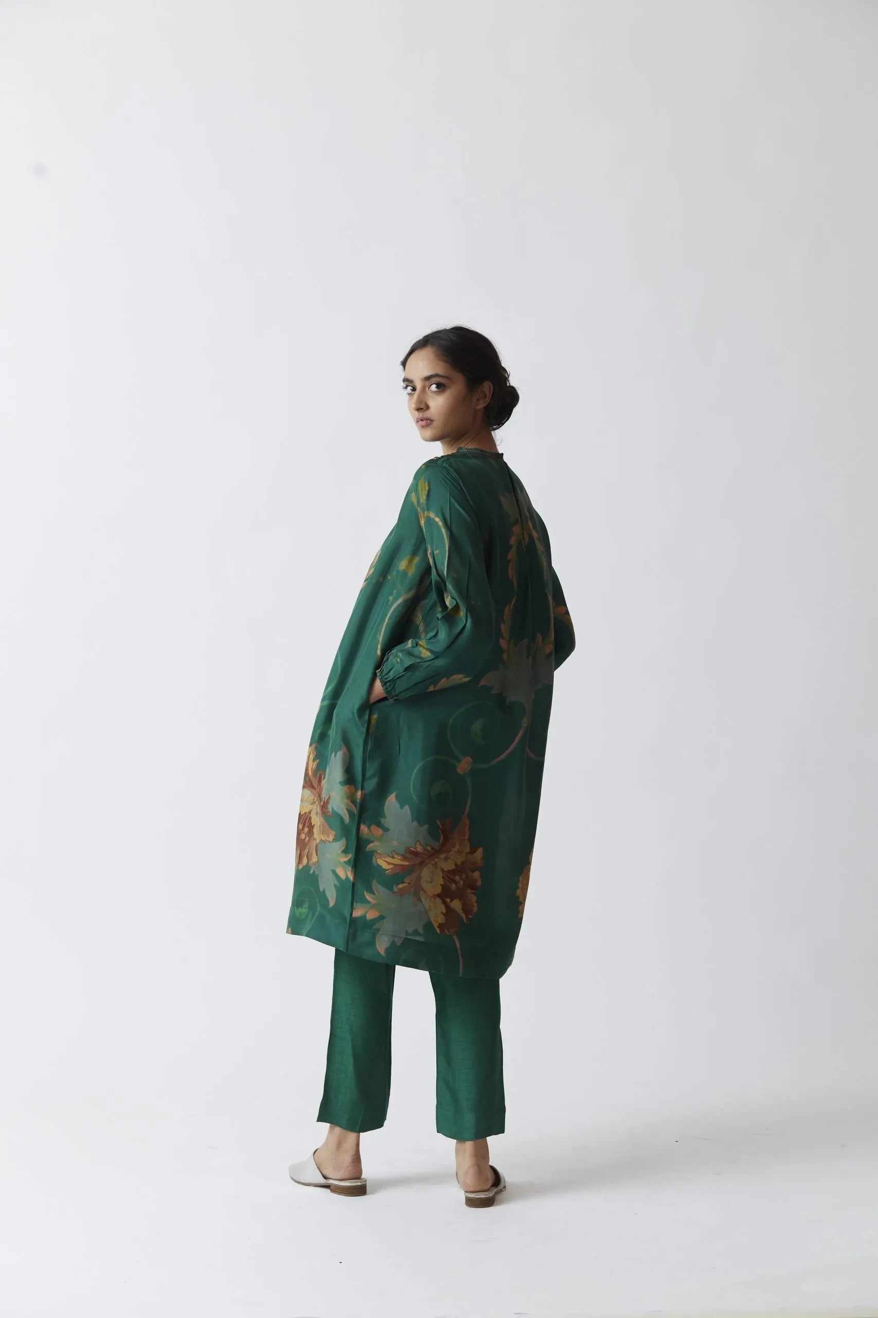BOA SILK KURTA SET - Yam India