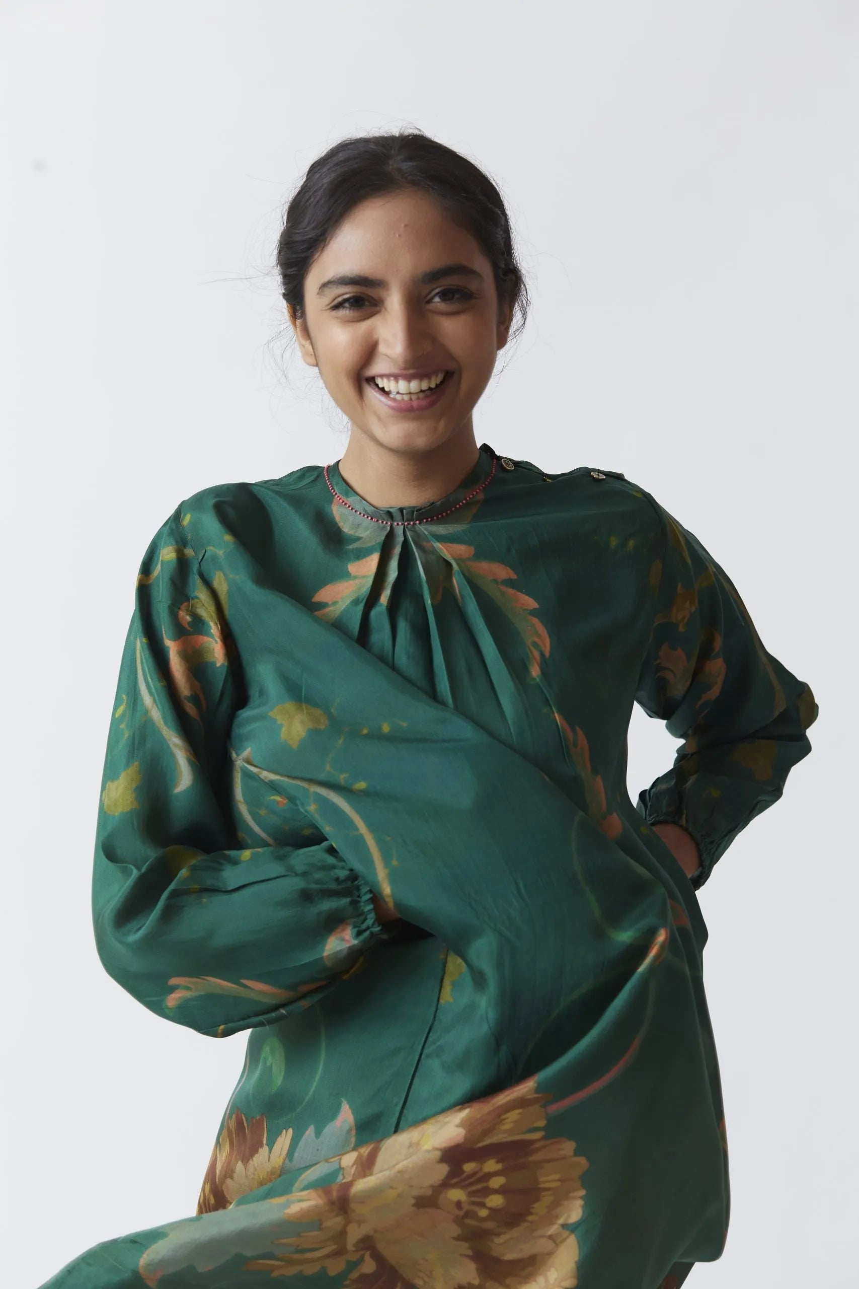 BOA SILK KURTA SET - Yam India