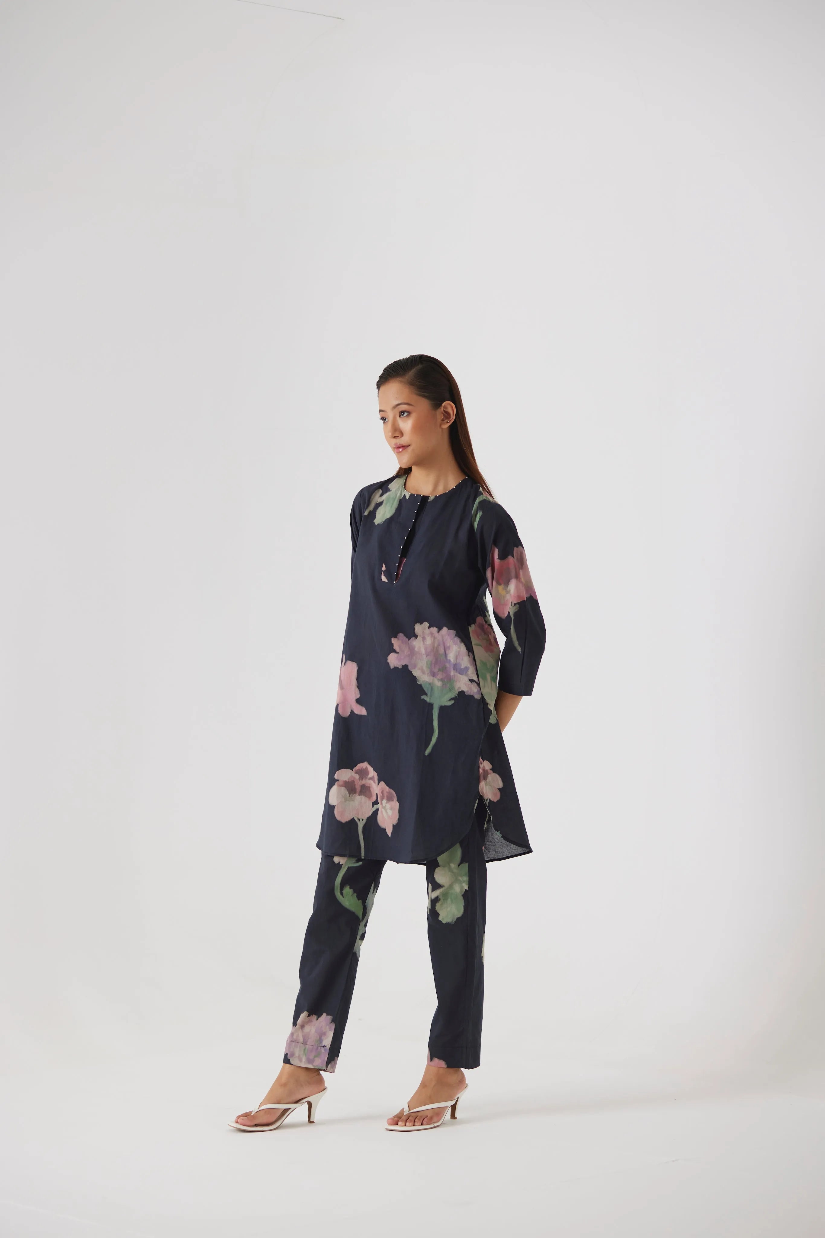 JULIET BLACK KURTA SET - Yam India