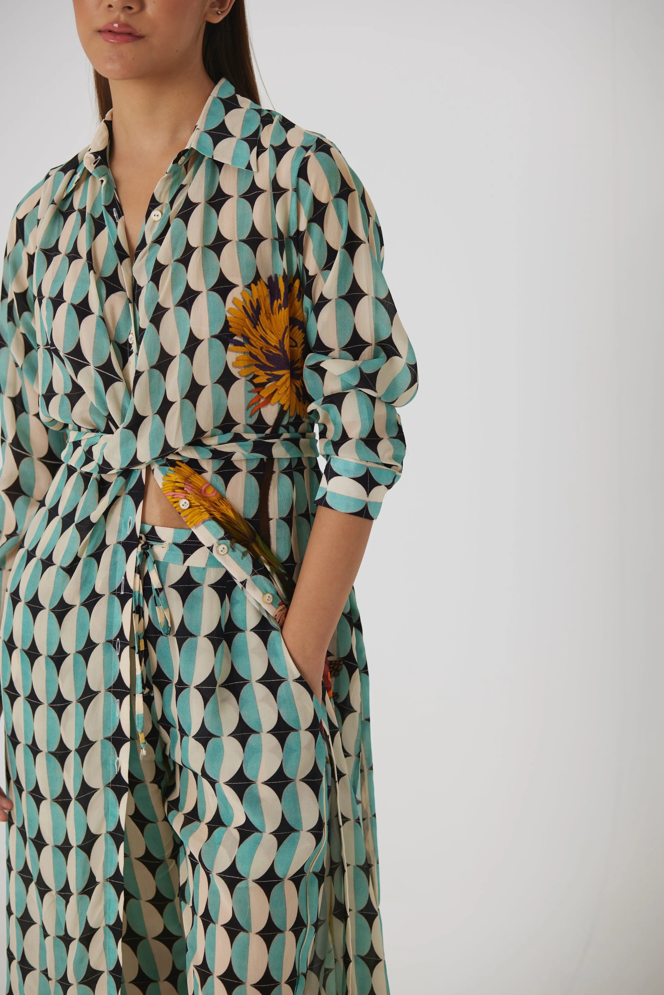 GIFU WRAP KURTA SET - Yam India