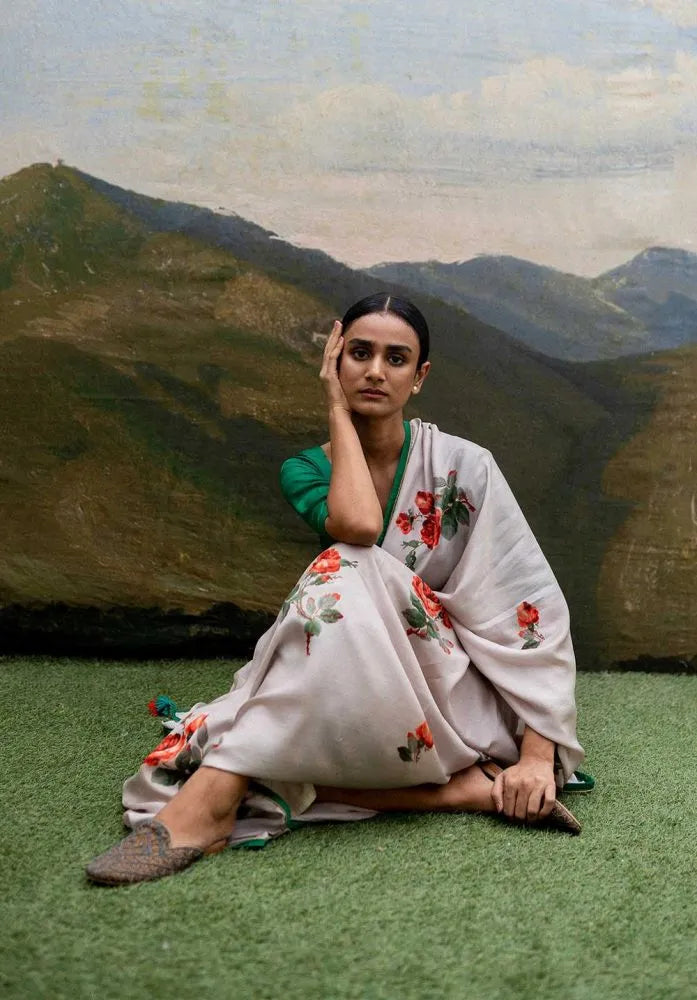 Gulkand Saree - Yam India