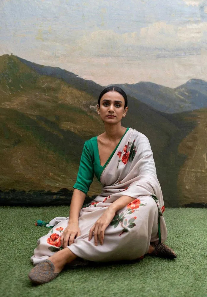 Gulkand Saree - Yam India