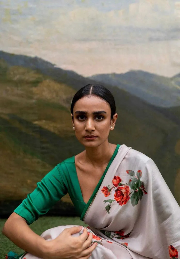 Gulkand Saree - Yam India