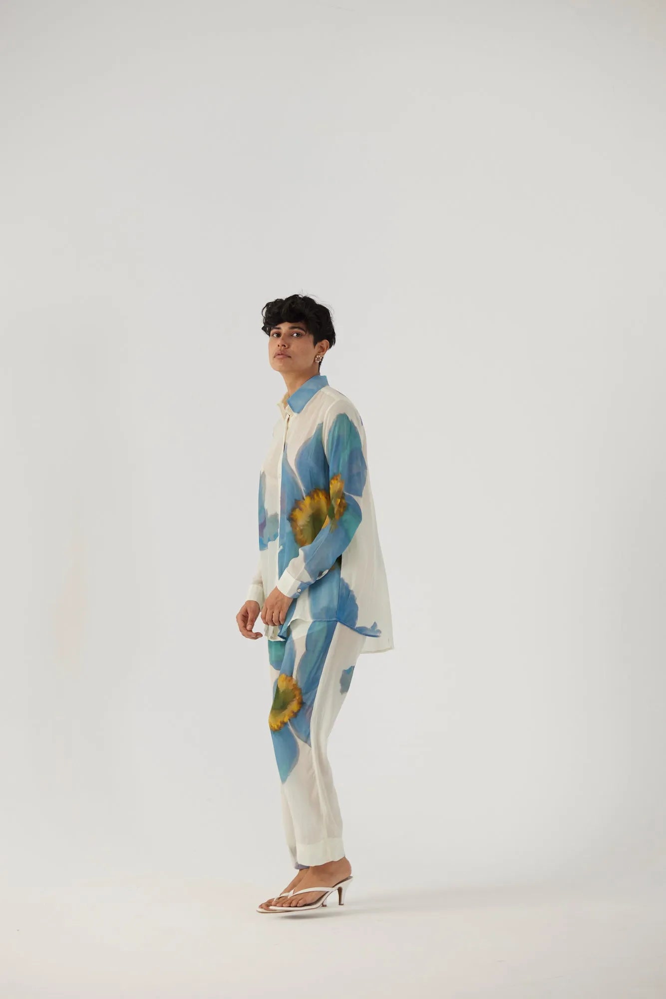 BLUE POPPIES CO-ORD SET - Yam India