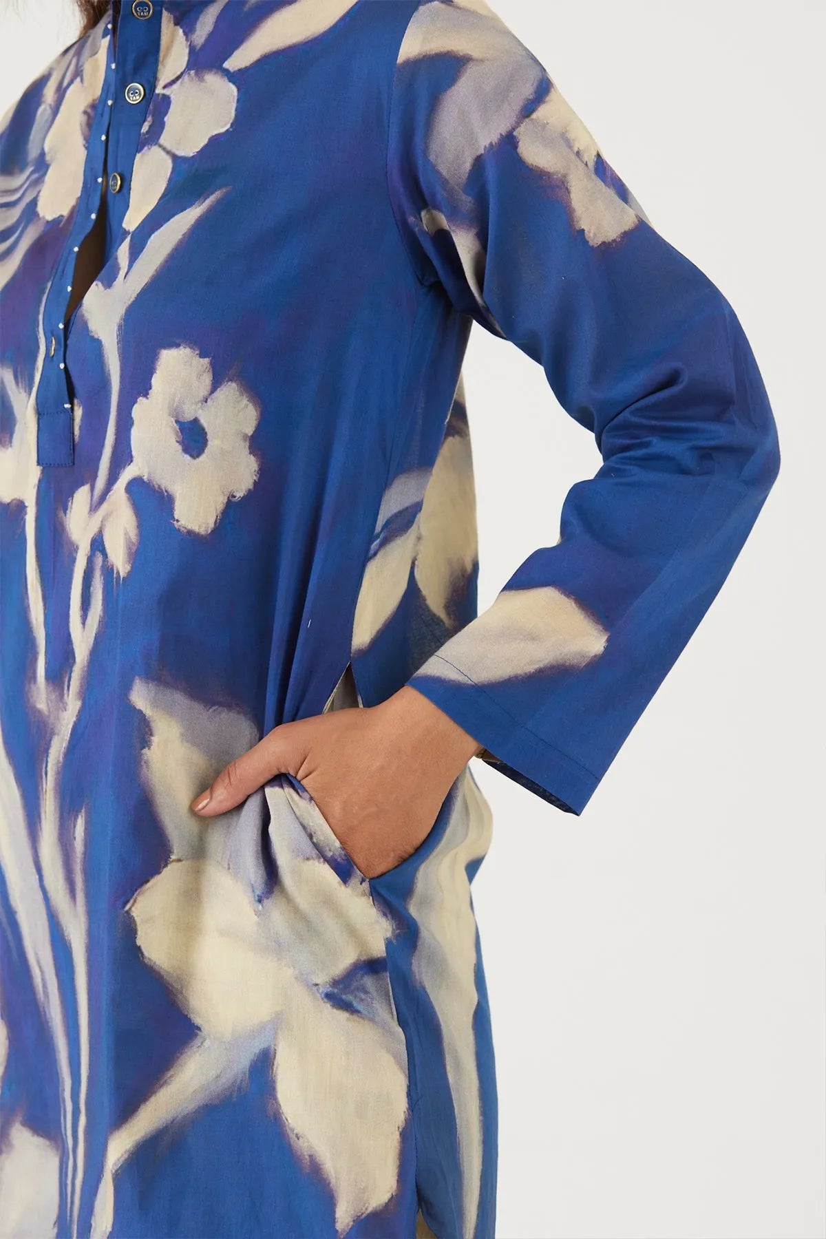 CHICORY COTTON KURTA SET - Yam India