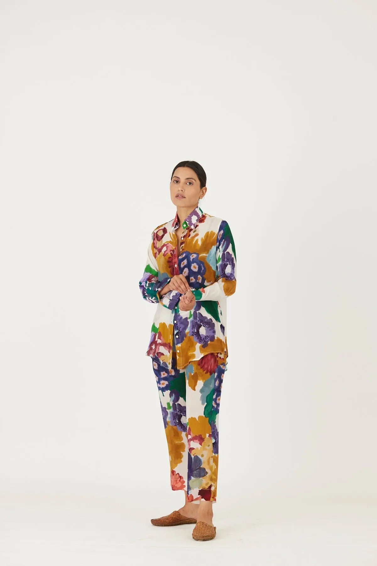 FARAH WHITE CO-ORD SET - Yam India