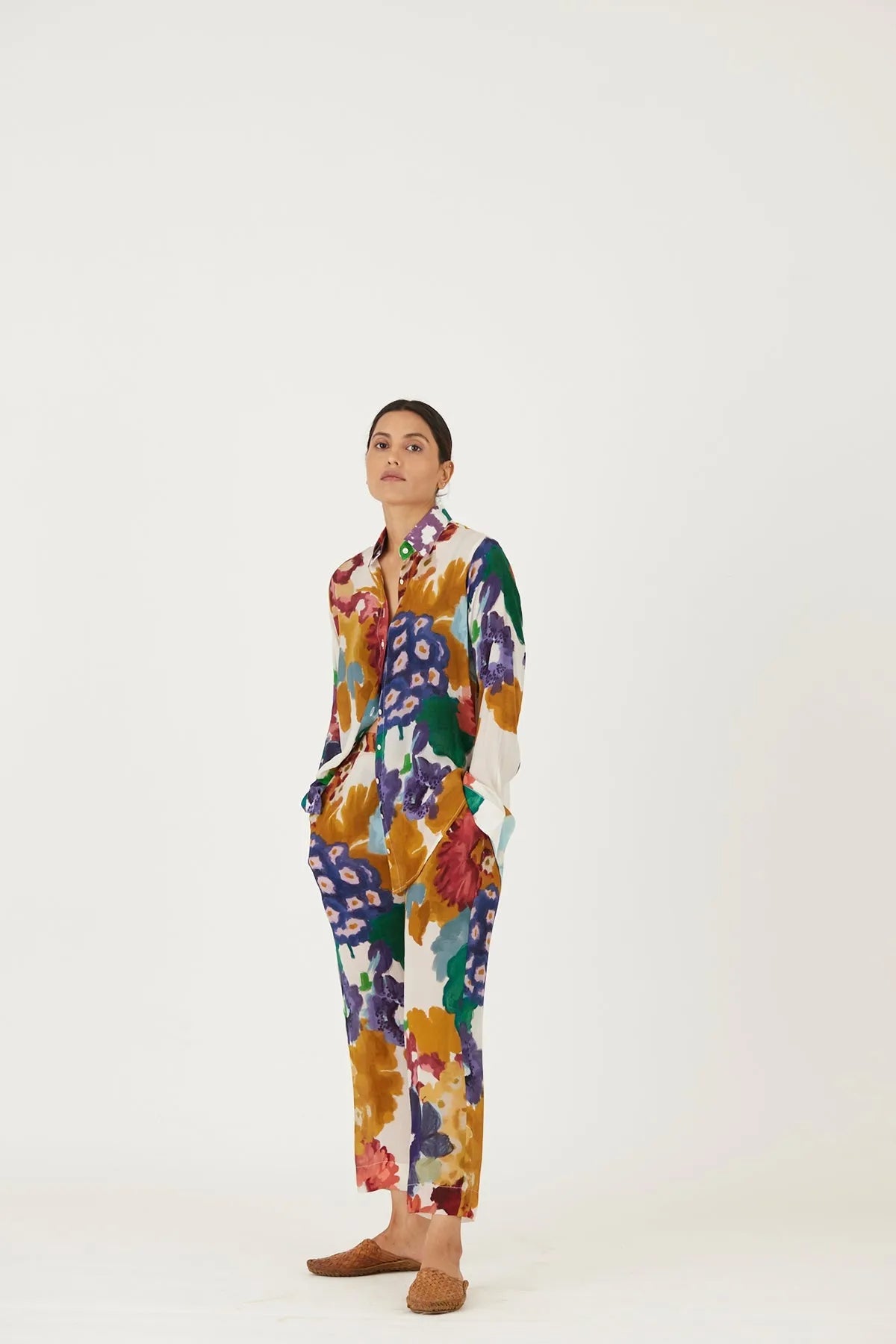 FARAH WHITE CO-ORD SET - Yam India