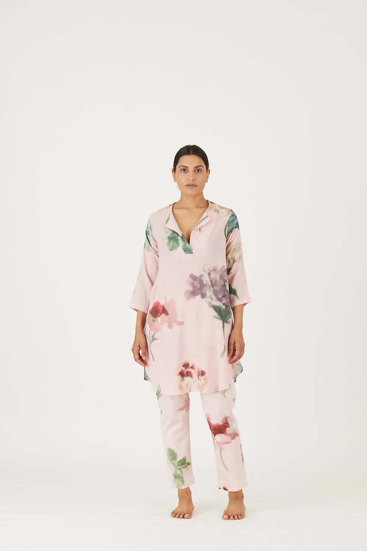 JULIET PINK KURTA SET - Yam India