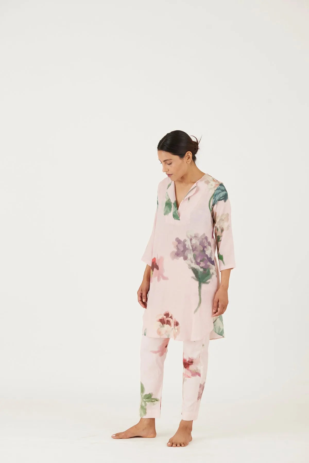 JULIET PINK KURTA SET - Yam India