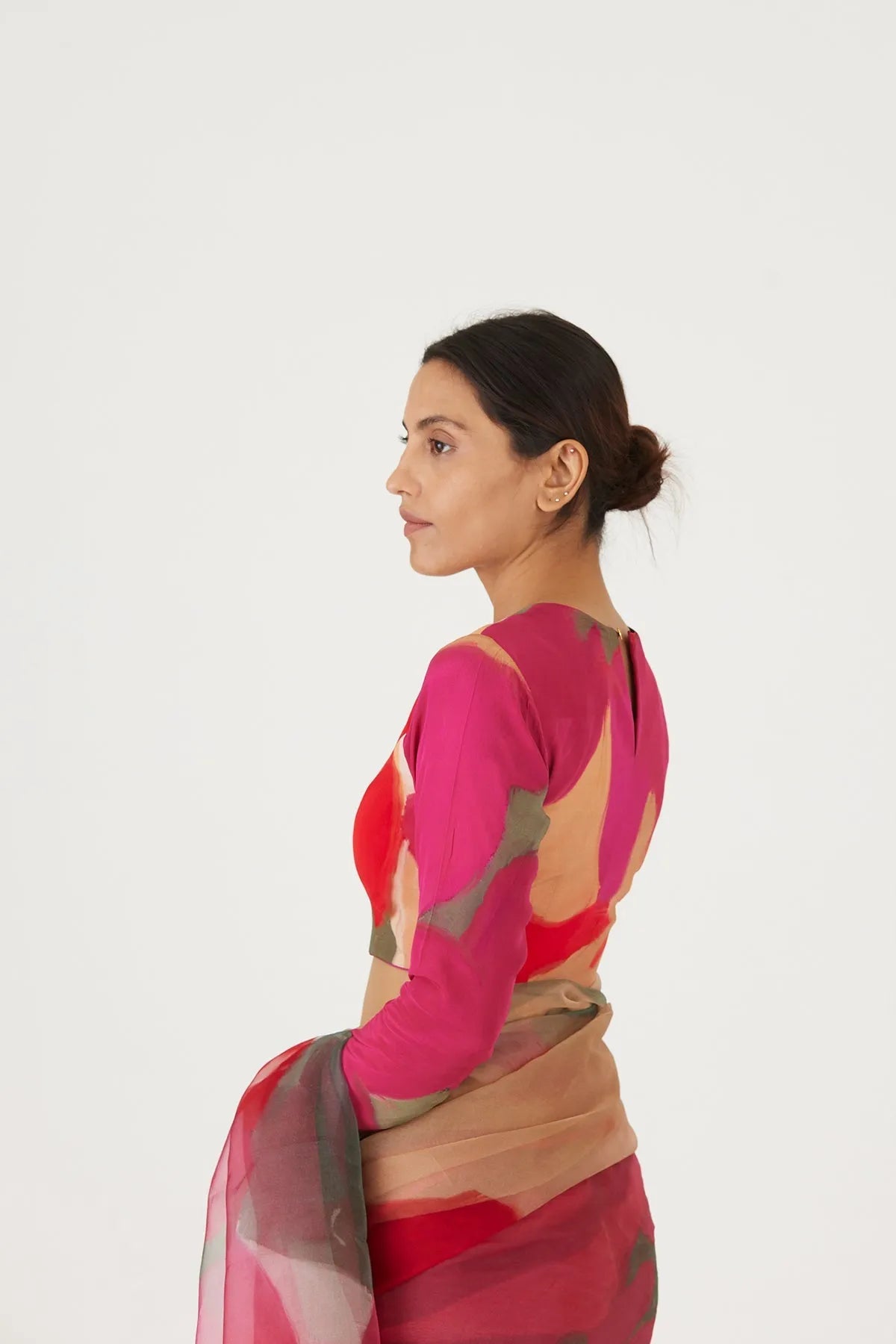 LEI LANI RED EMBROIDERED BLOUSE - Yam India