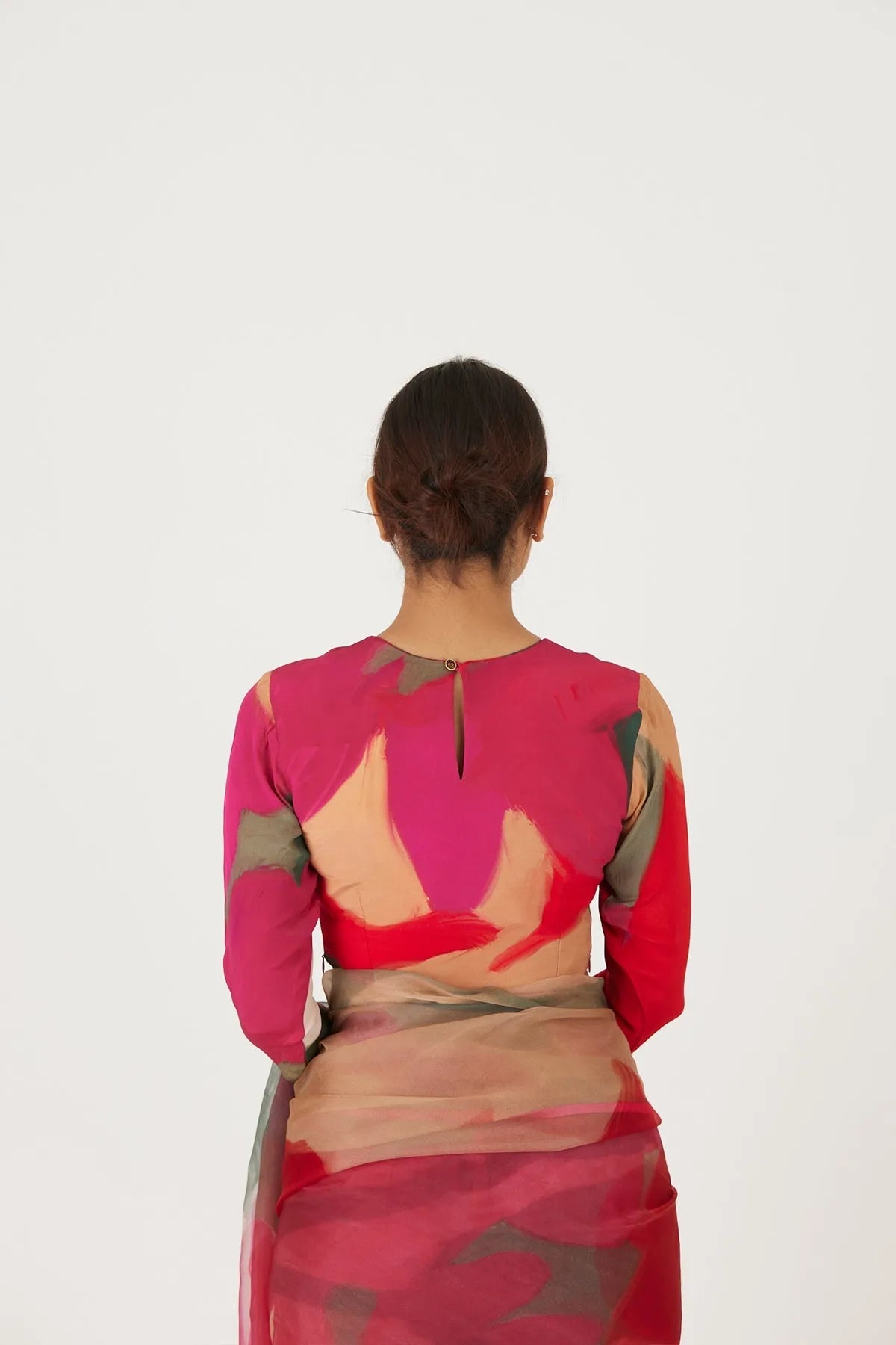 LEI LANI RED EMBROIDERED BLOUSE - Yam India