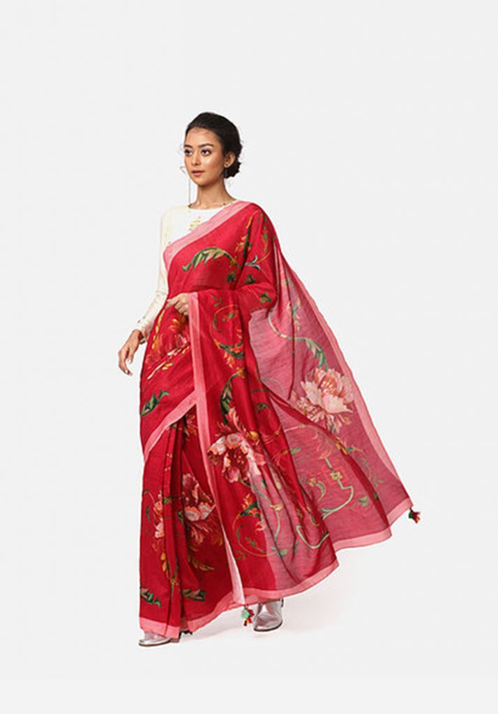 RANI ROSE SAREE – Yam India