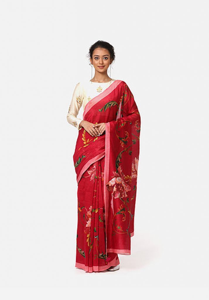 RANI ROSE SAREE – Yam India